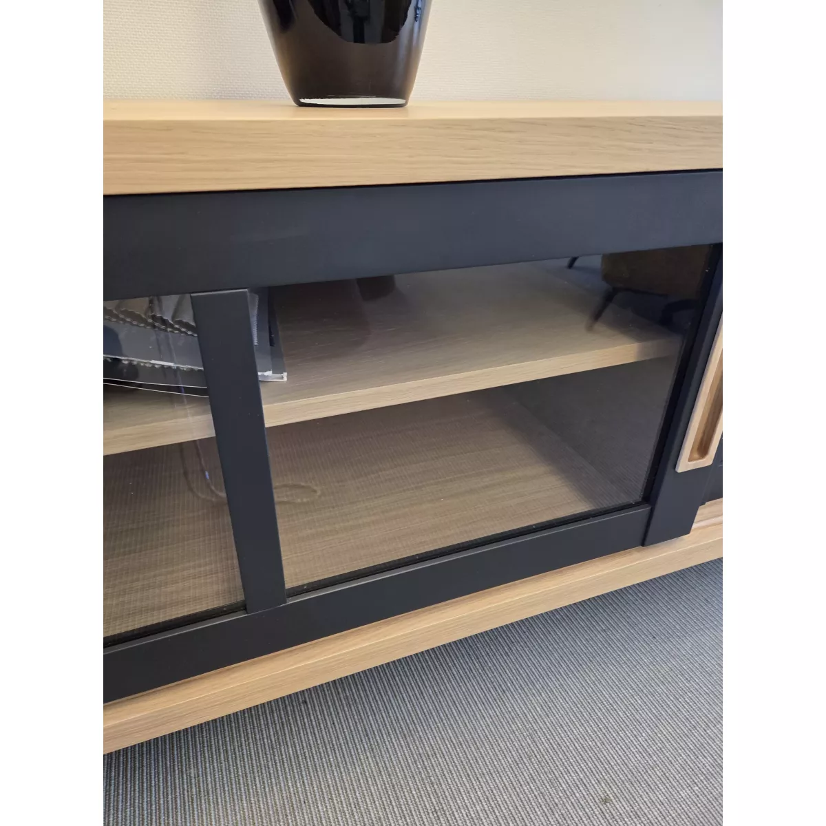 Meuble TV Sesame 180 cm Noir