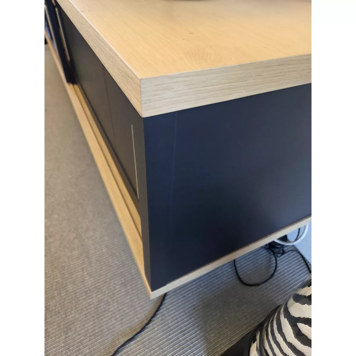 Meuble TV Sesame 180 cm Noir