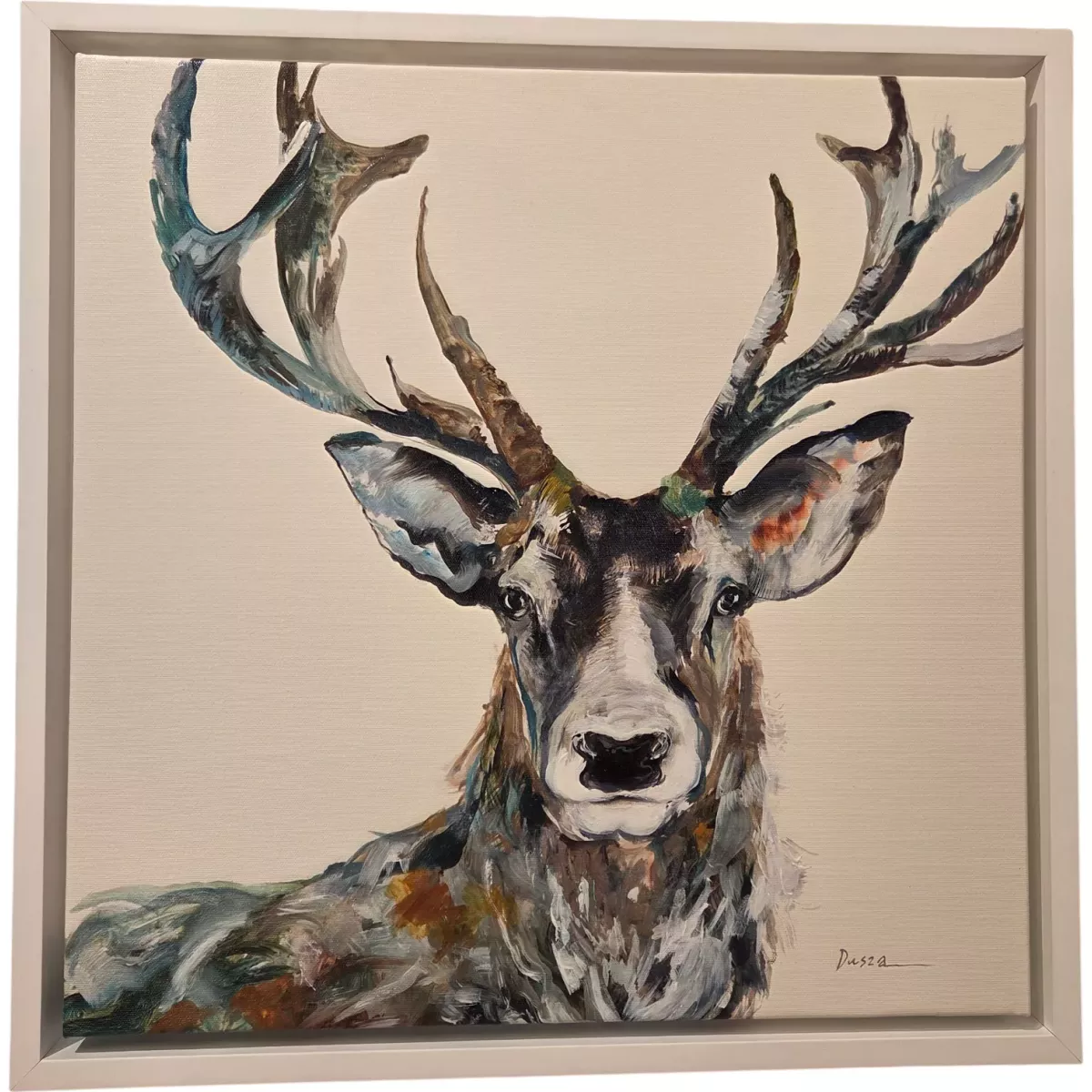 Tableau Tête de Cerf 54x54