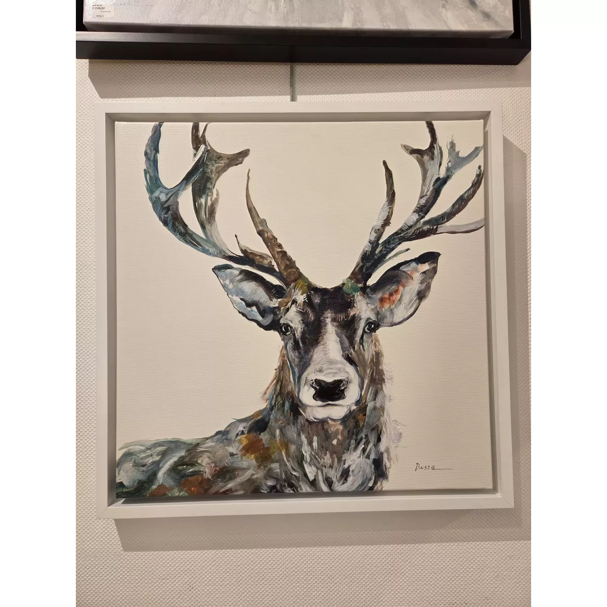 Tableau Tête de Cerf 54x54