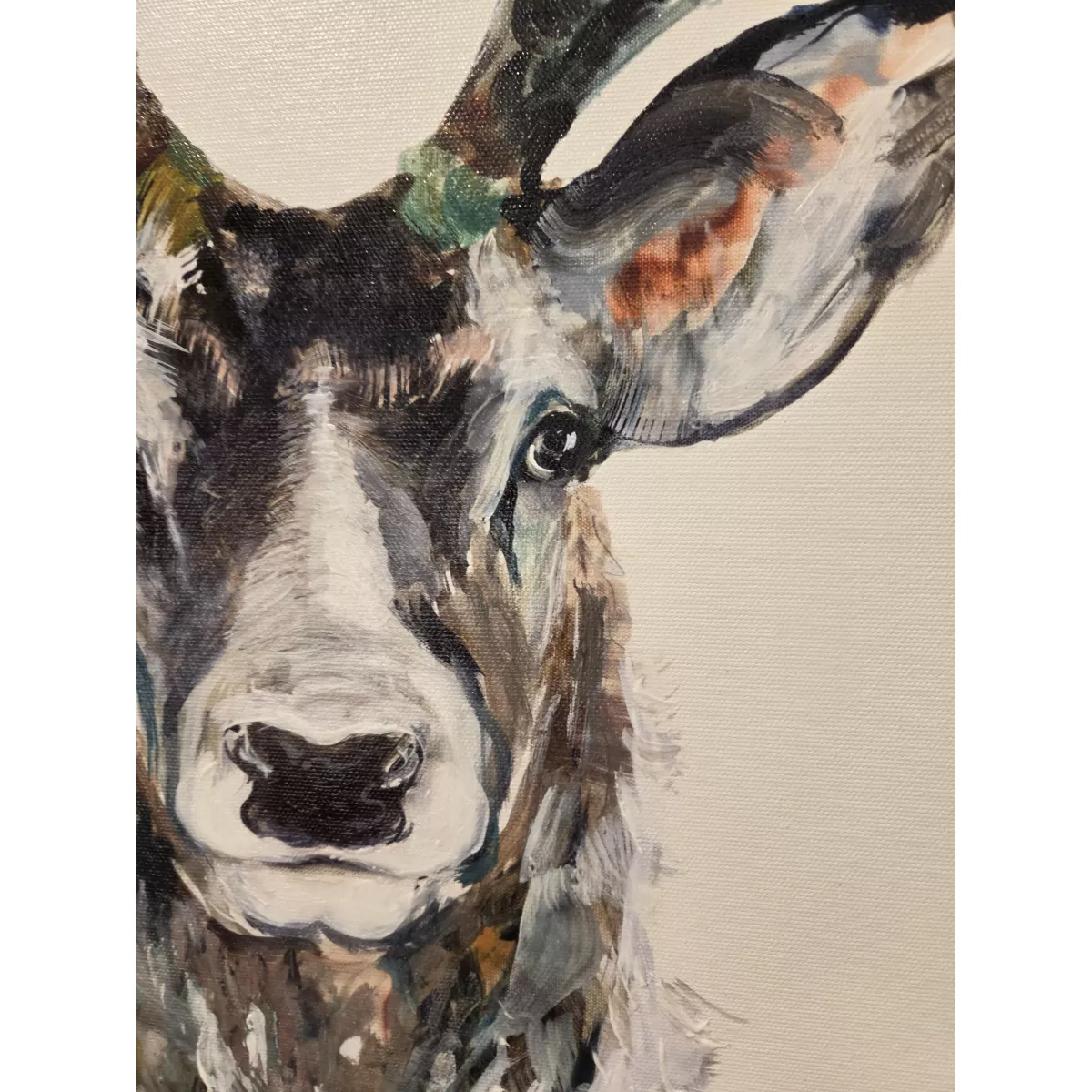 Tableau Tête de Cerf 54x54