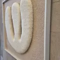 Set de 3Tableaux Tuftés Blanc 180x60