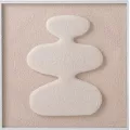 Set de 3Tableaux Tuftés Blanc 180x60