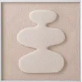 Set de 3Tableaux Tuftés Blanc 180x60