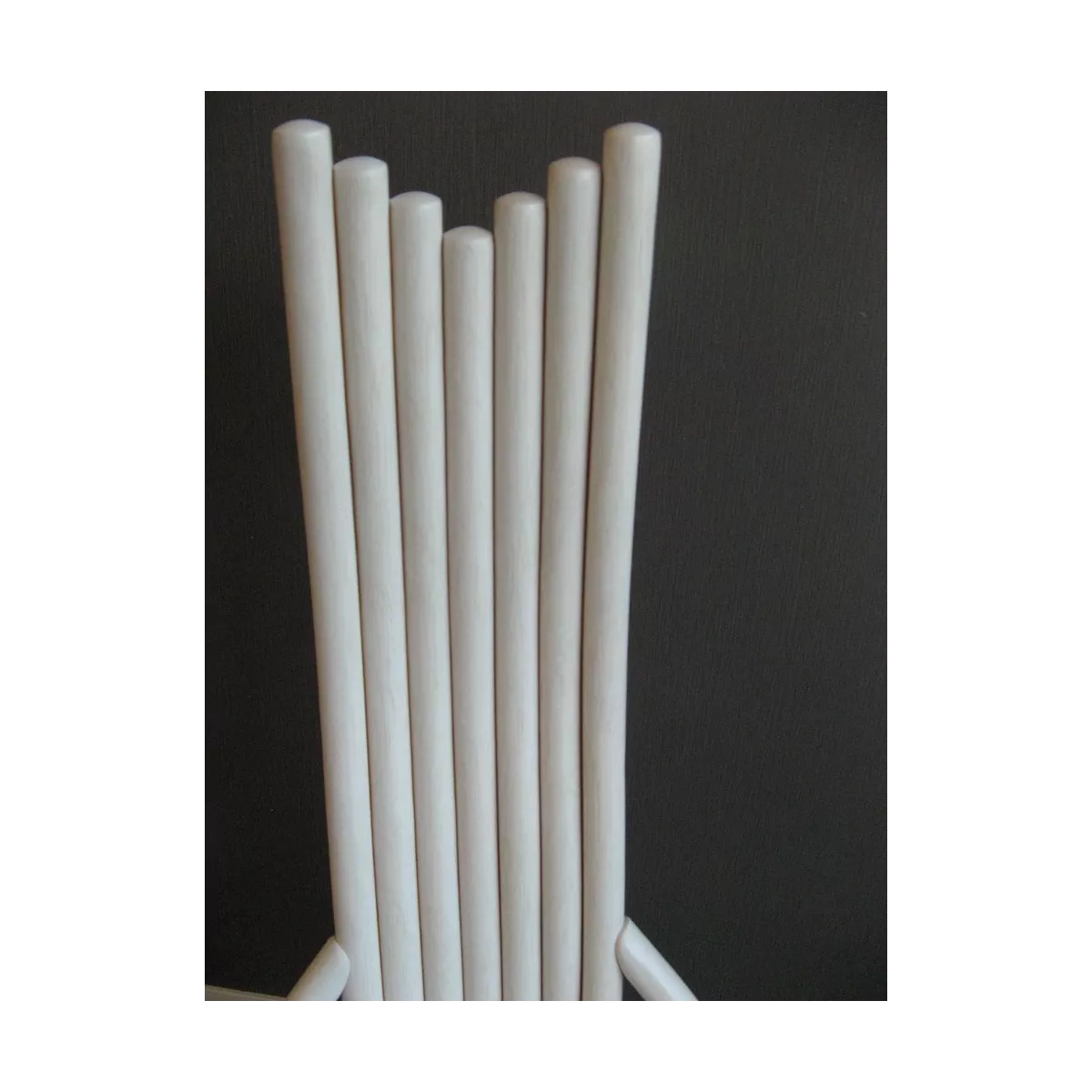 Chaise Design Rotin Blanc