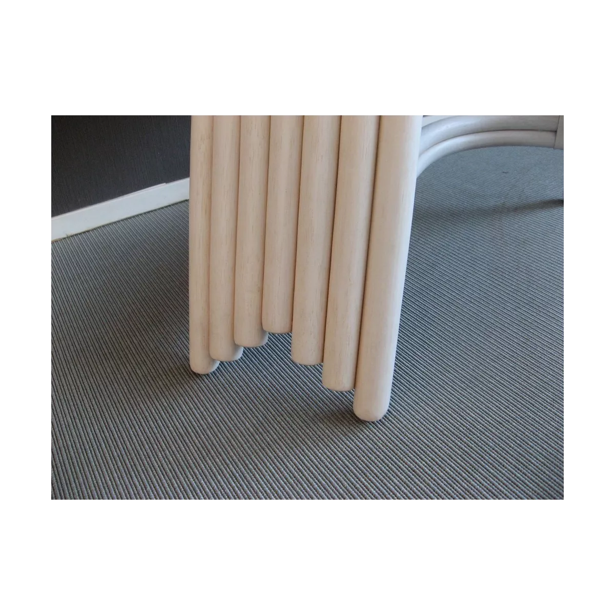 Chaise Design Rotin Blanc