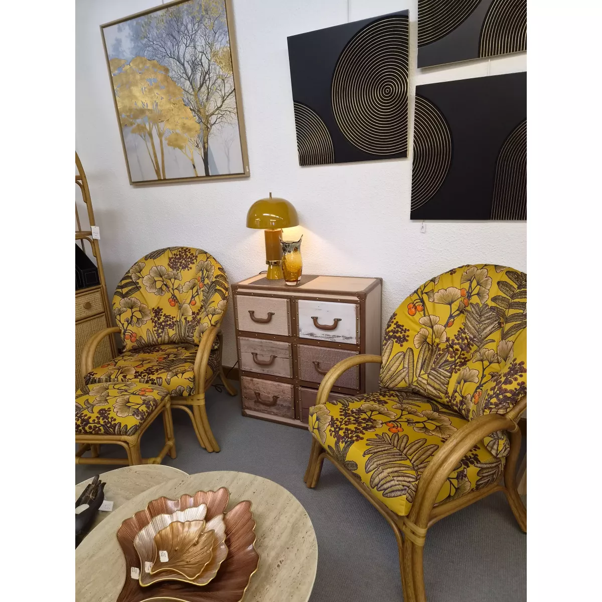 Meuble Valise 6 Tiroirs
