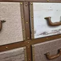 Meuble Valise 6 Tiroirs