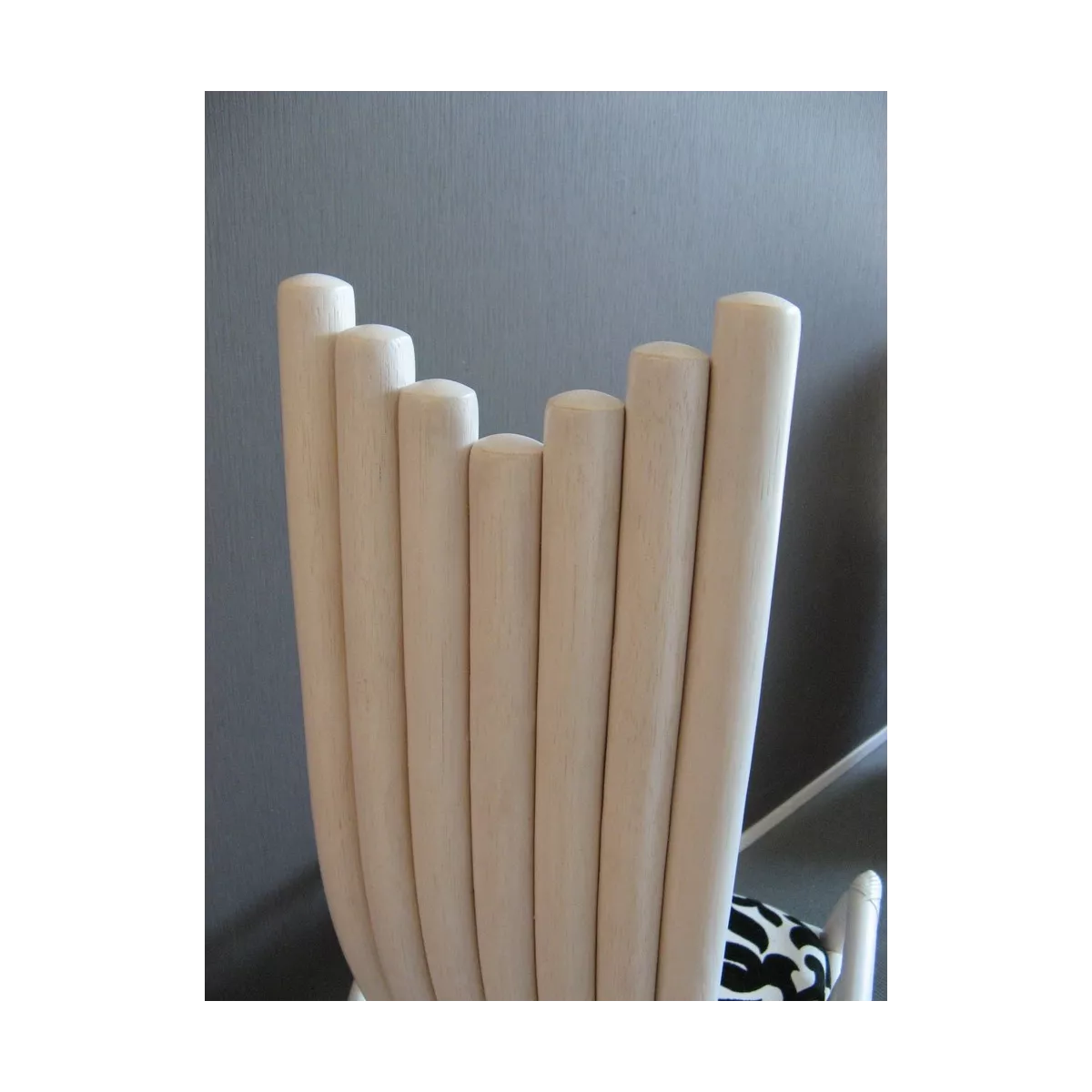 Chaise Design Rotin Blanc