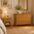 Commode Tortola 3 Tiroirs Cannelle