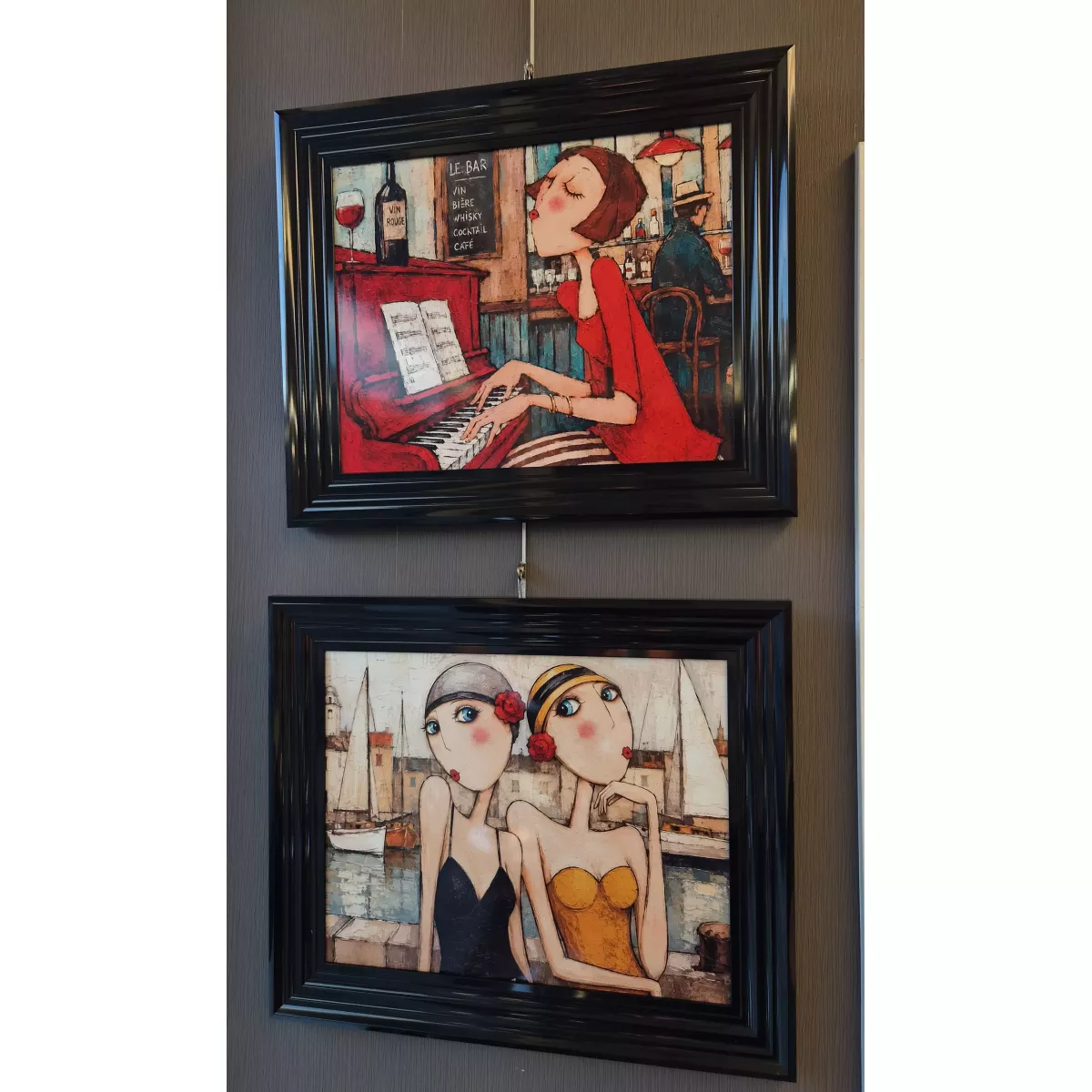 Tableau Femmes en Escale 60x50