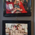Tableau Femmes en Escale 60x50