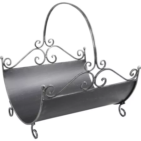 panier à bois fer forgé