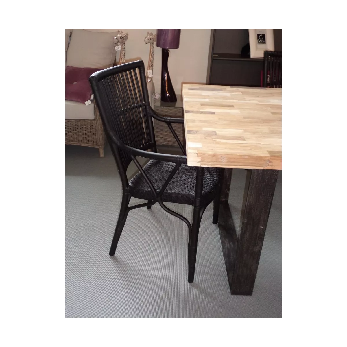 Fauteuil Piano Noir
