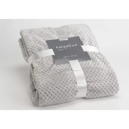 Plaid Damier Gris Clair 130x170