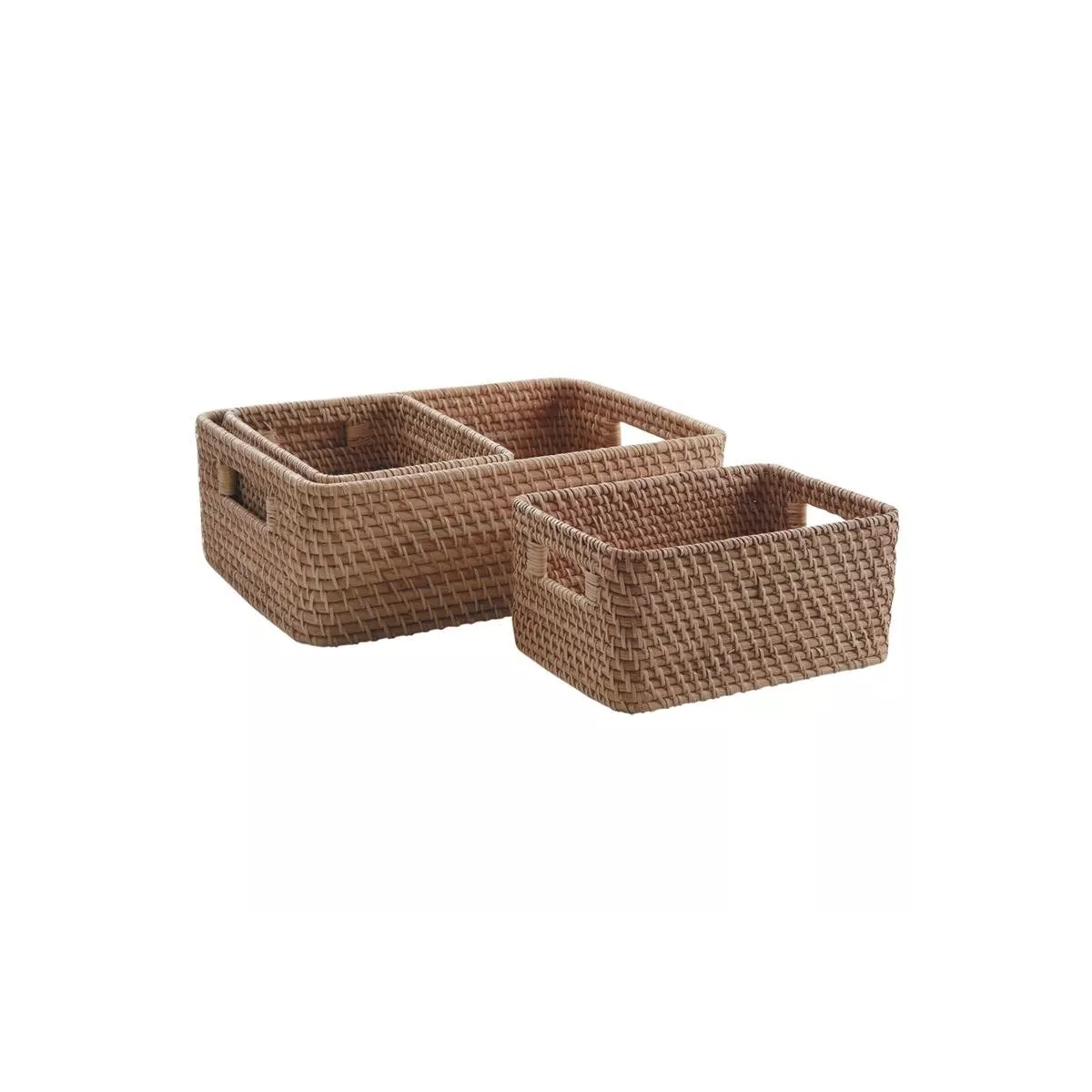 Casier Rotin naturel 40x28