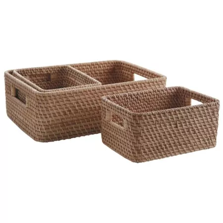 Casier Rotin naturel Grand Modèle