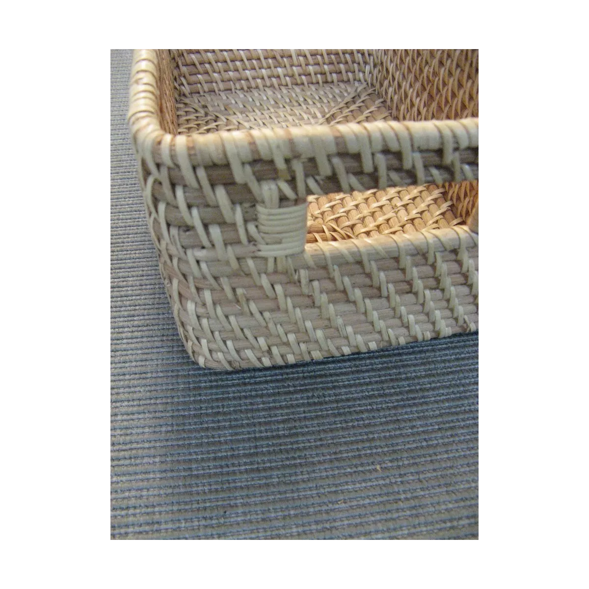 Casier Rotin naturel 26x19