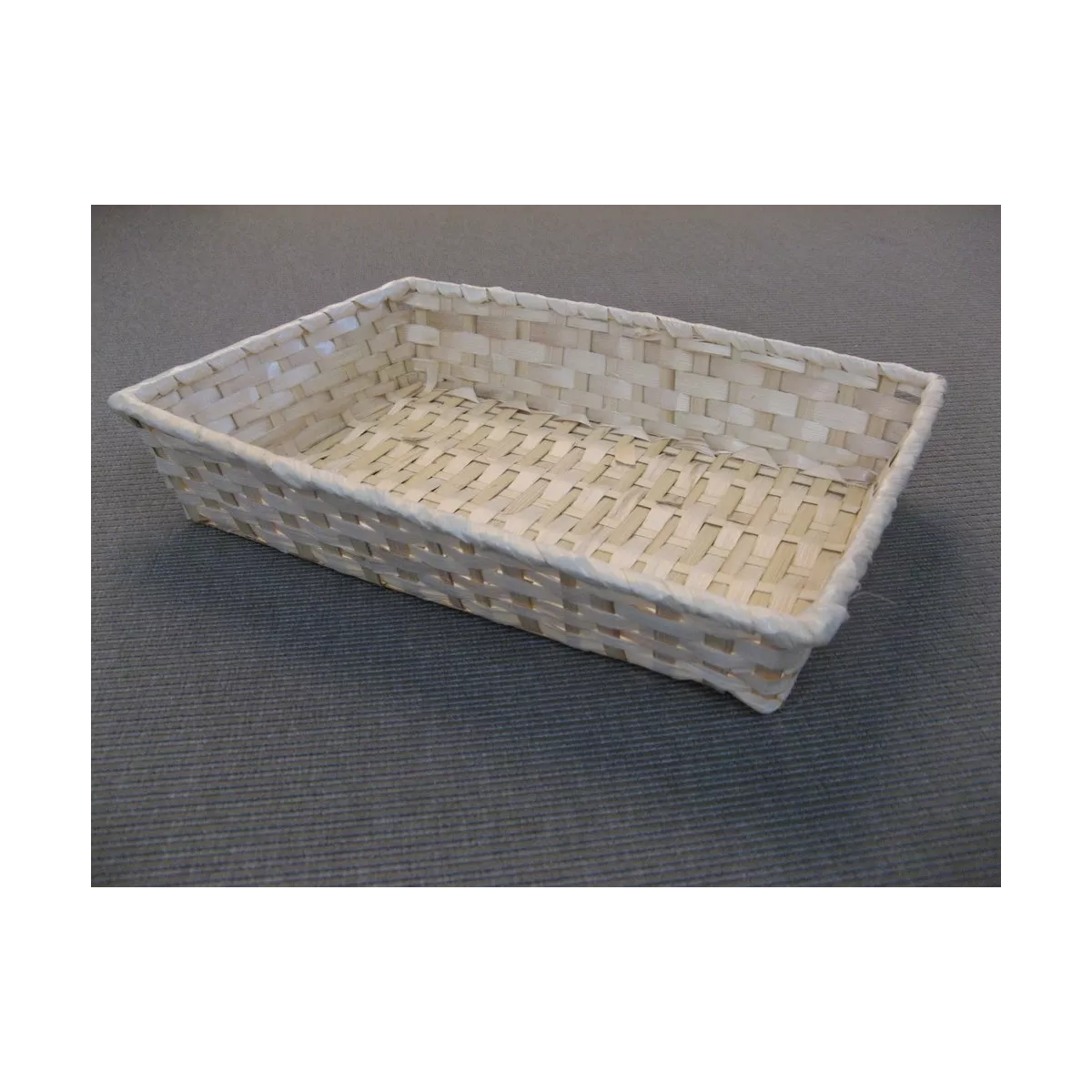 Manne bambou naturel 36x26