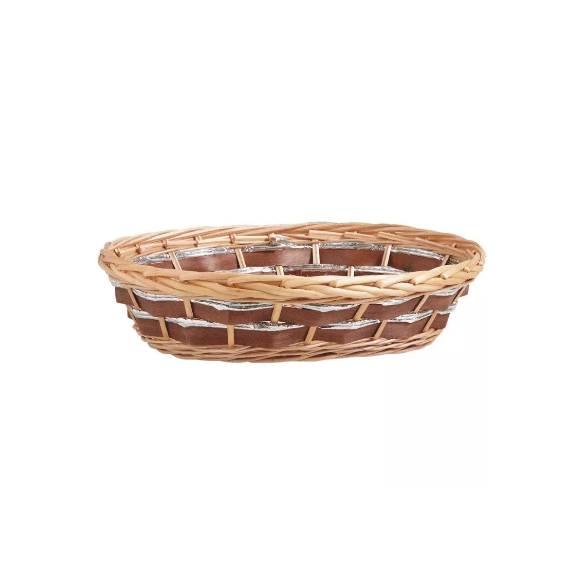 Manne osier et bois teinté 37x28