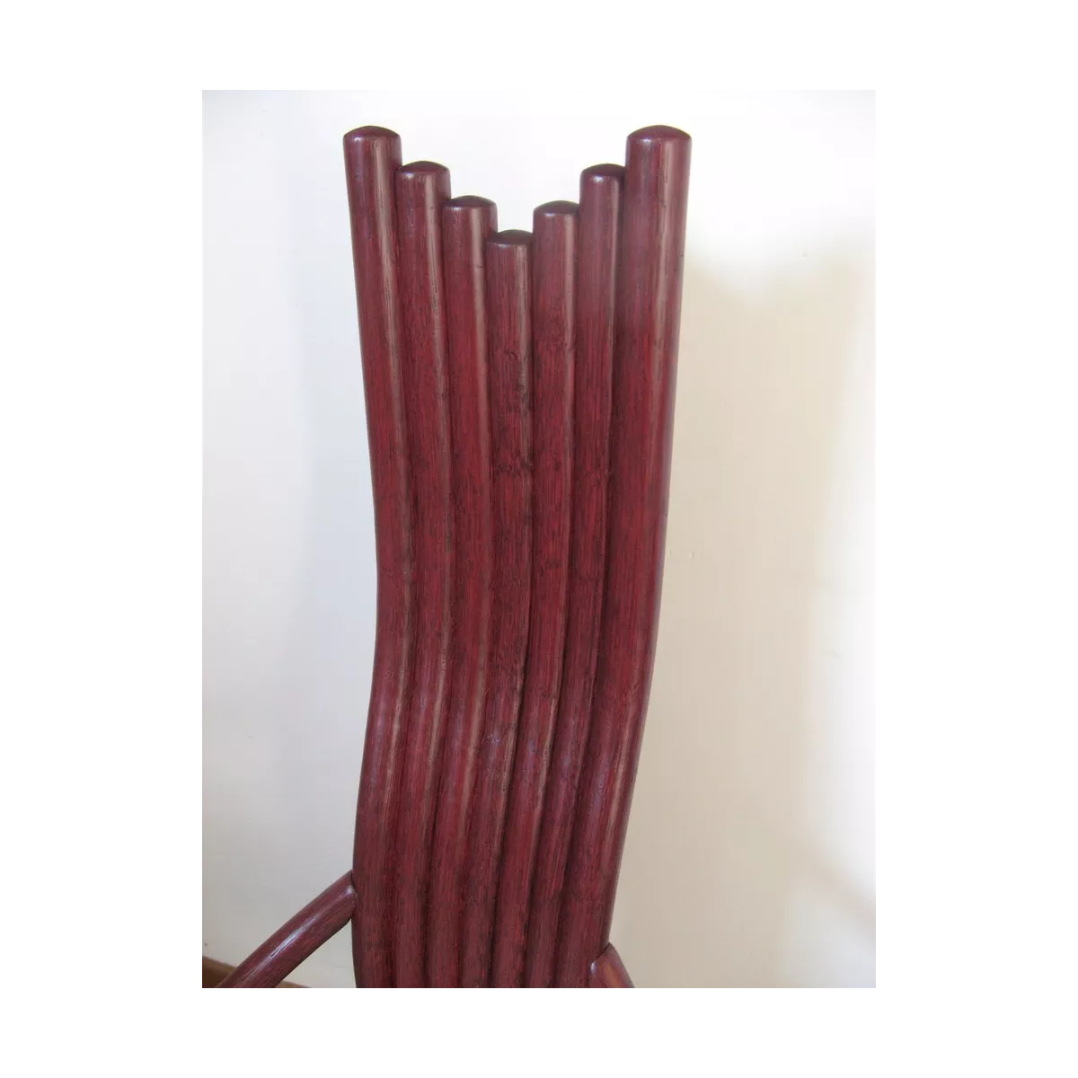 Chaise Design Rotin Prune