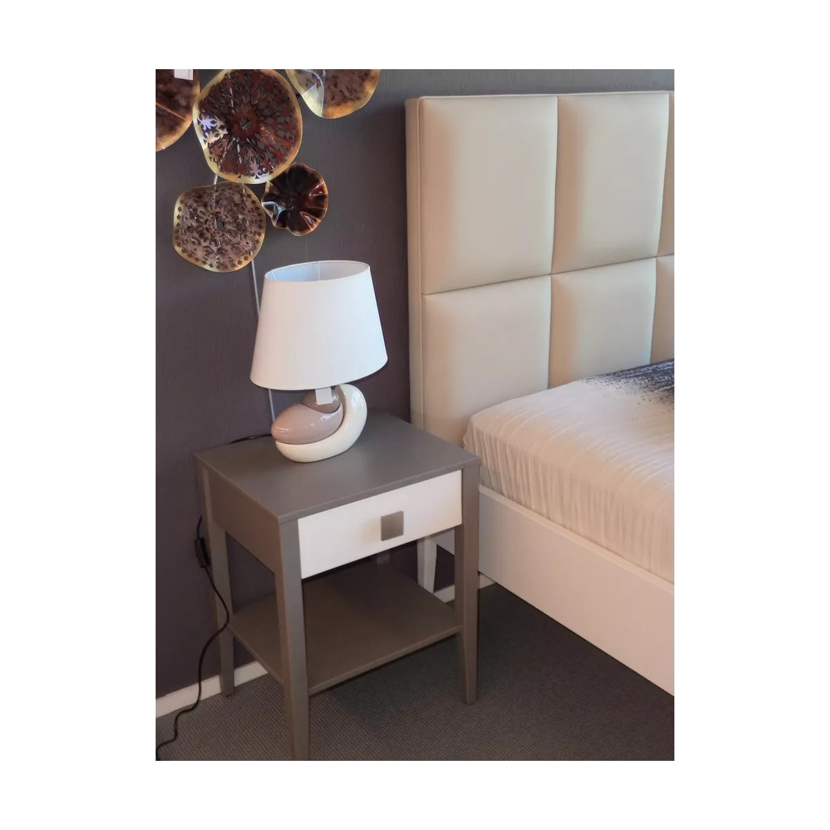 Chevet Milos Taupe