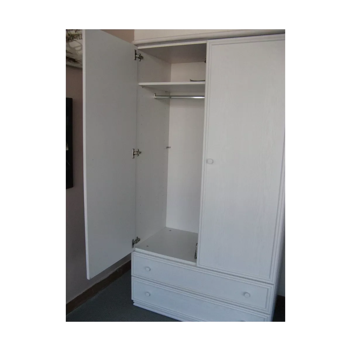Armoire Zante 107cm Blanc