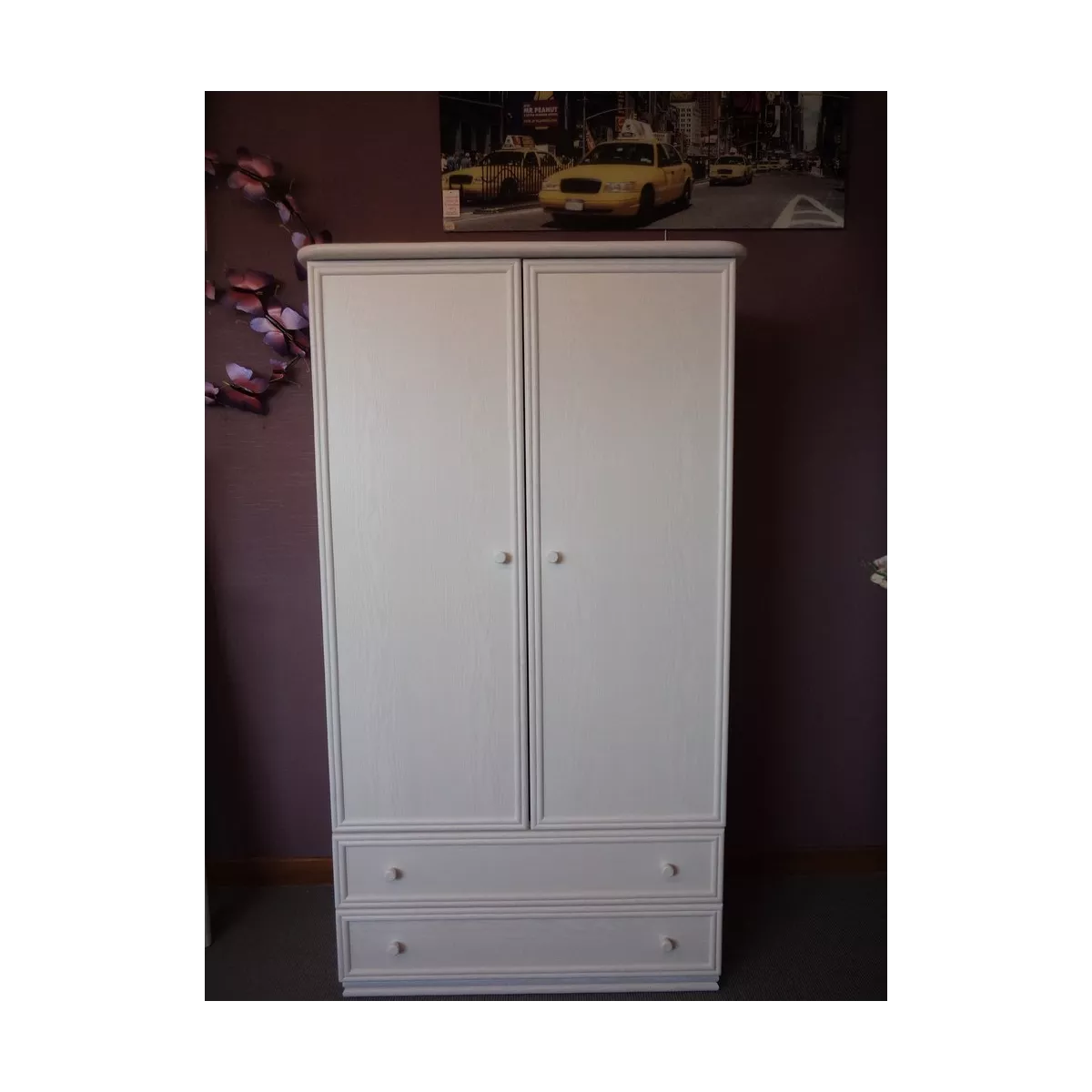 Armoire Zante 107cm Blanc