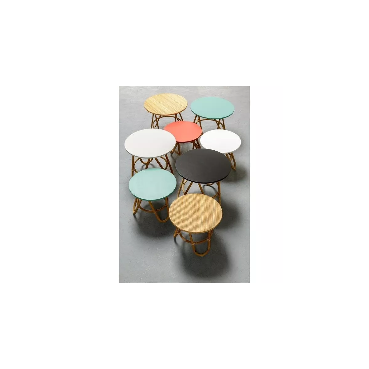 Table Diabolo Naturelle 60x60