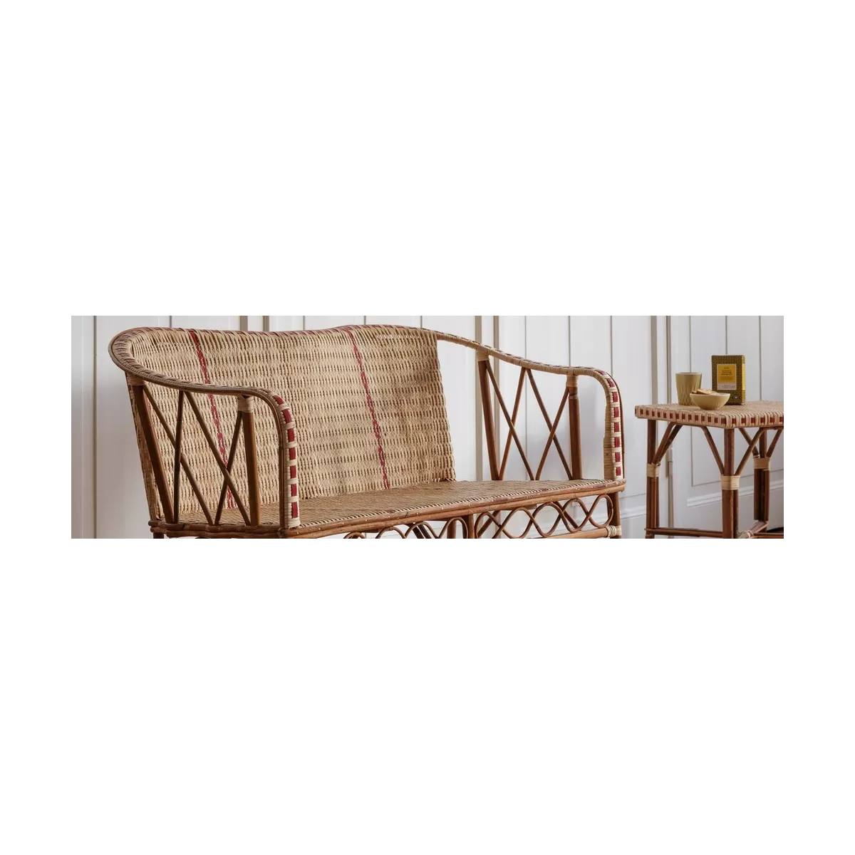 Salon Bagatelle en Rotin canapé+2 fauteuils