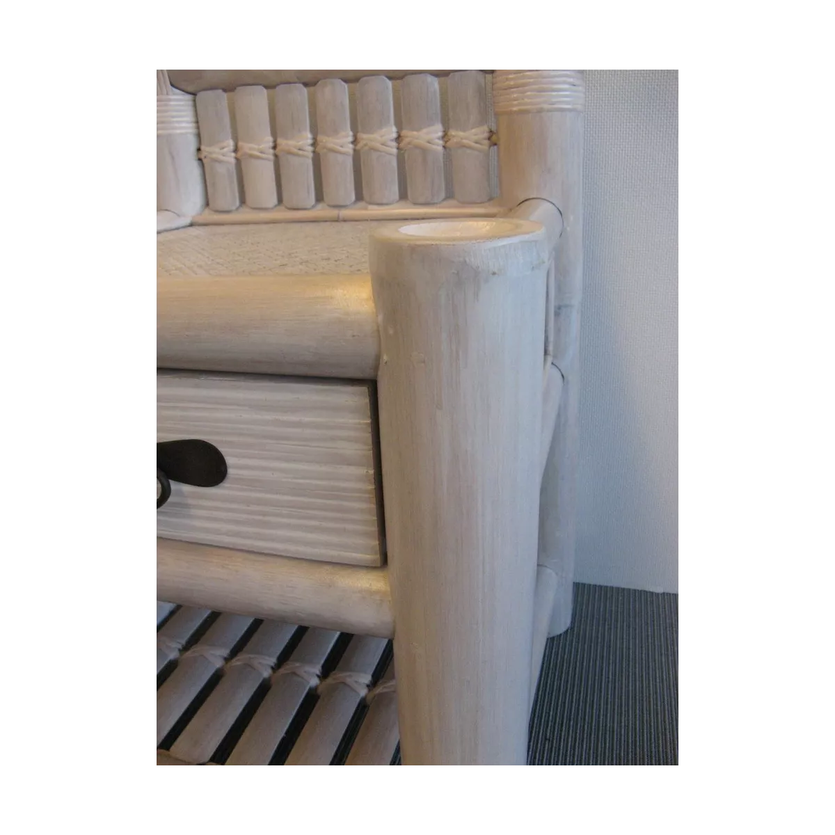 Chevet Bambou Blanc