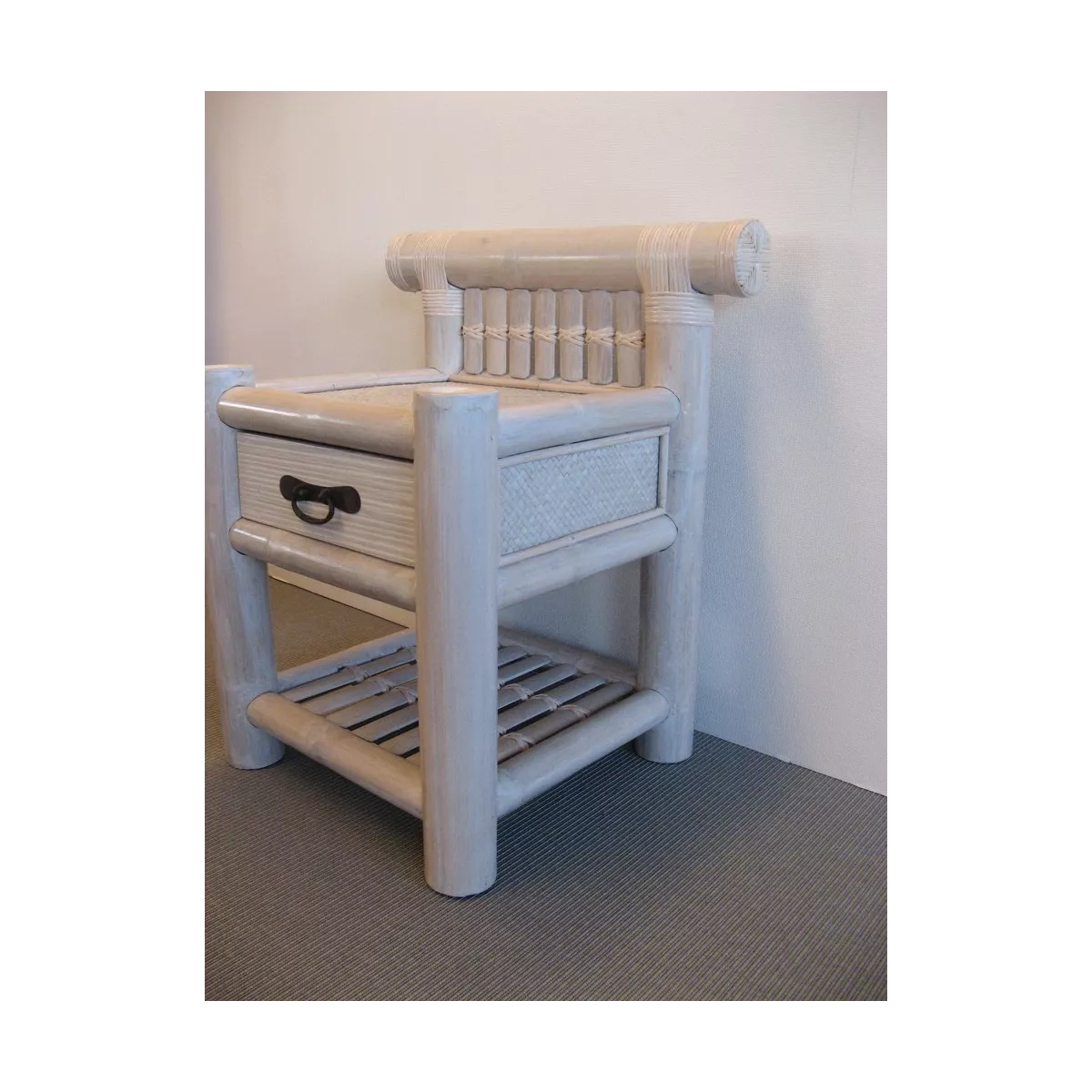 Chevet Bambou Blanc