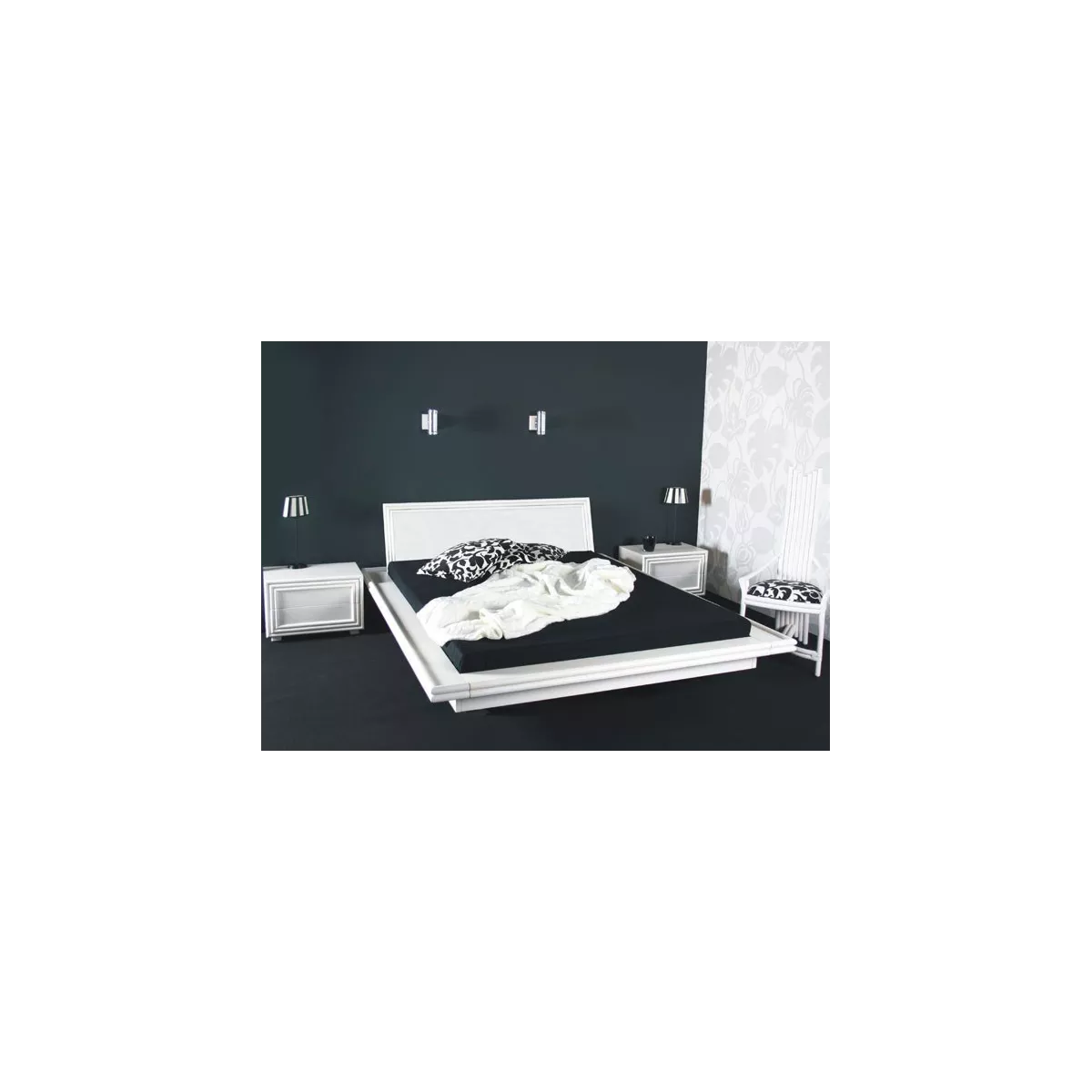 Chevet Kubiki 2 Tiroirs Blanc