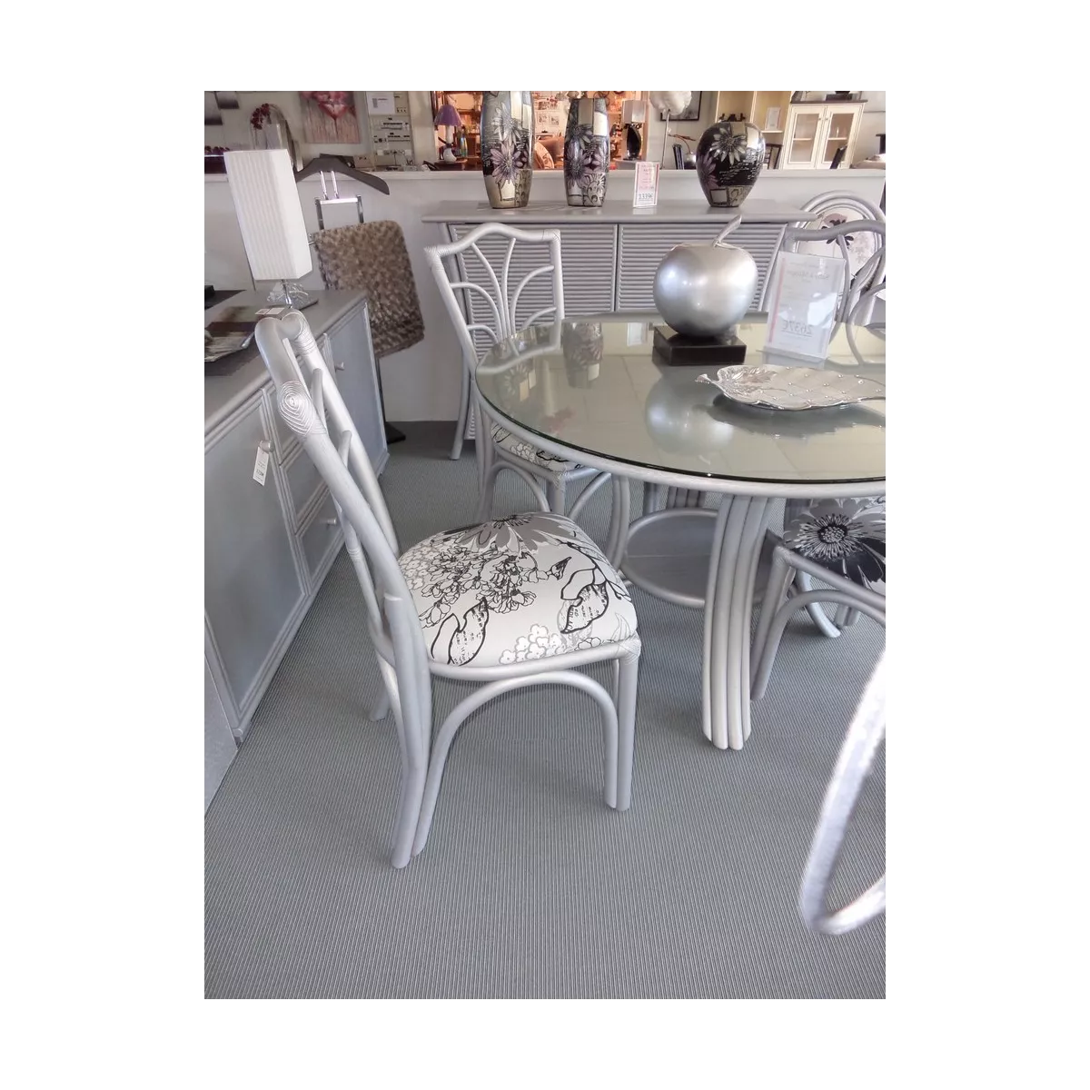 Chaise Kota Argent