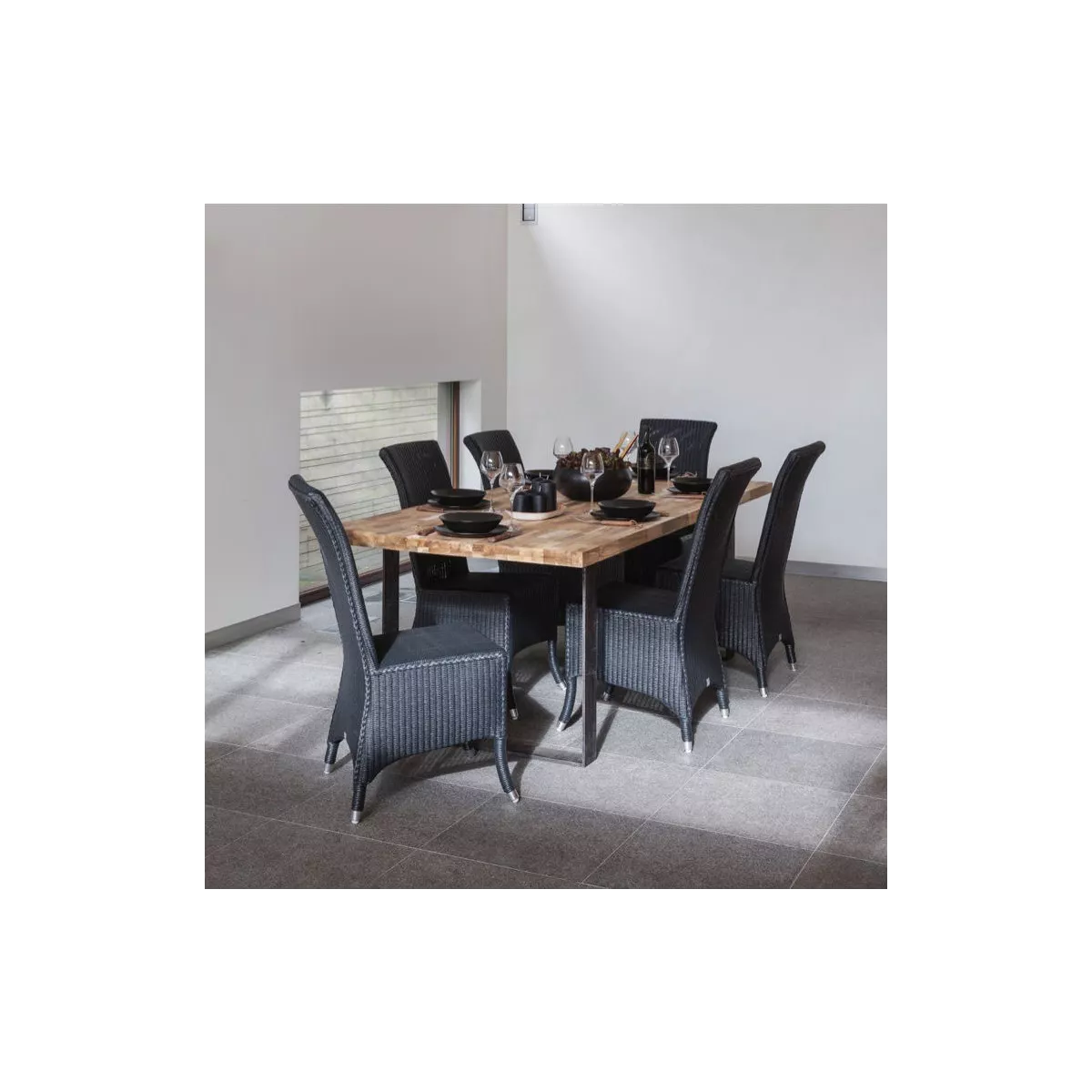 Chaise Mary Loom Noire