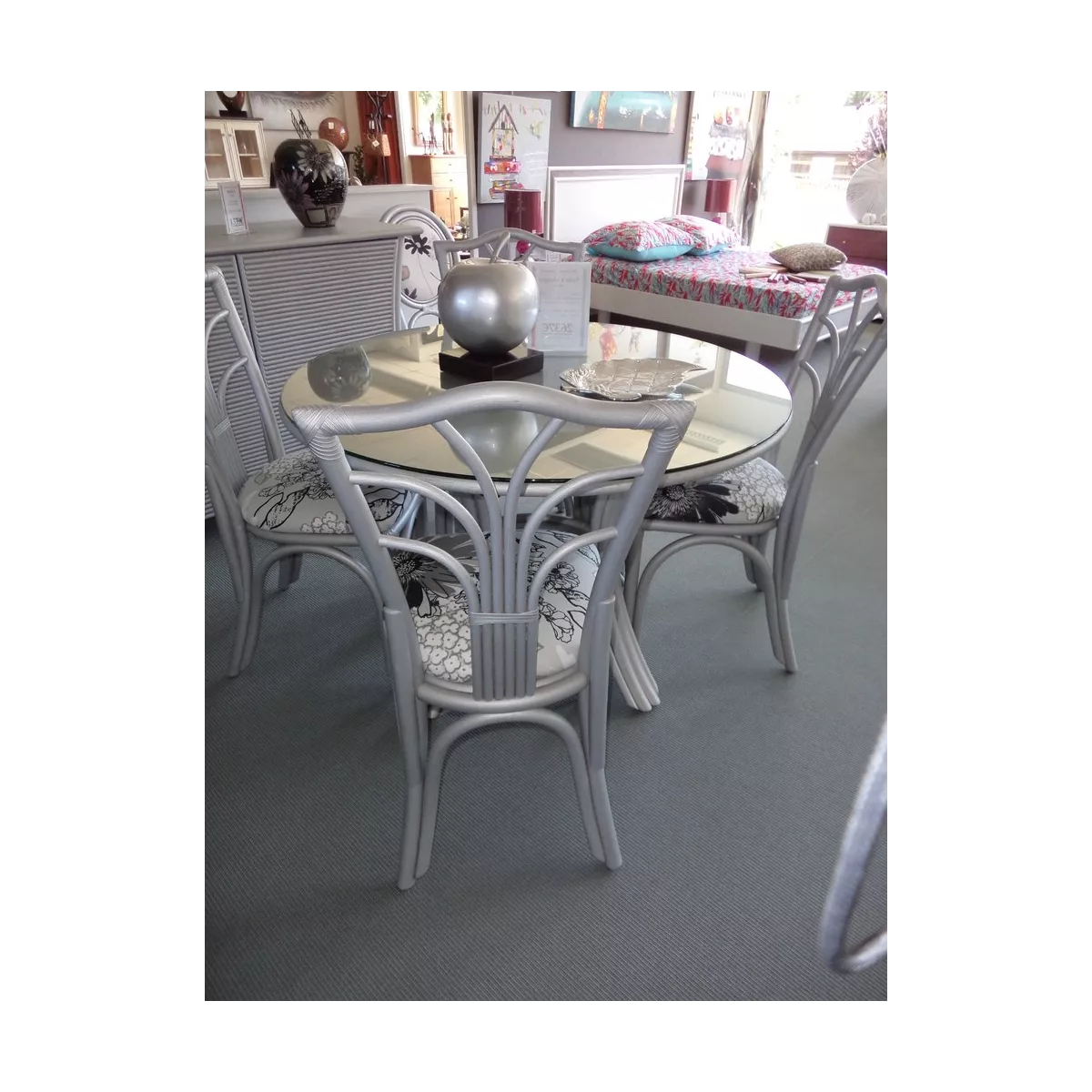 Chaise Kota Argent
