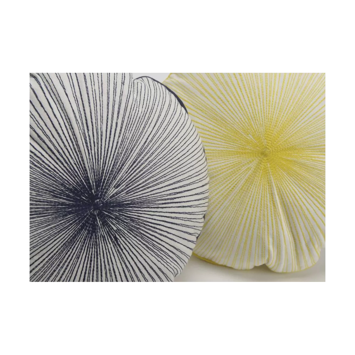 Coussin Coquille Jaune