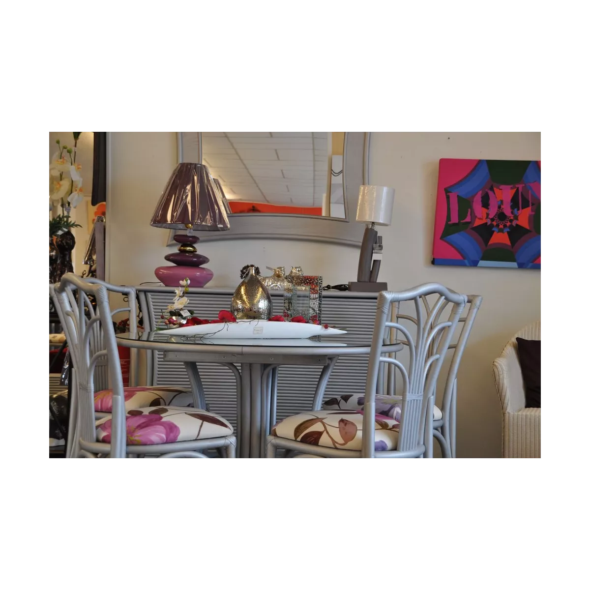 Chaise Kota Argent