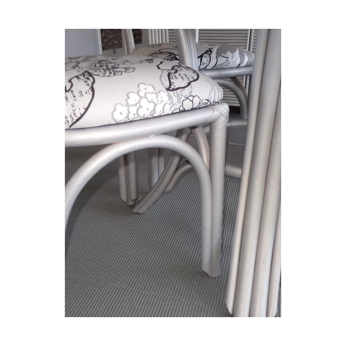Chaise Kota Argent