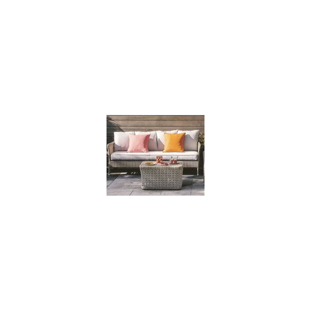 Table Basse Rectangulaire Antibes Résine