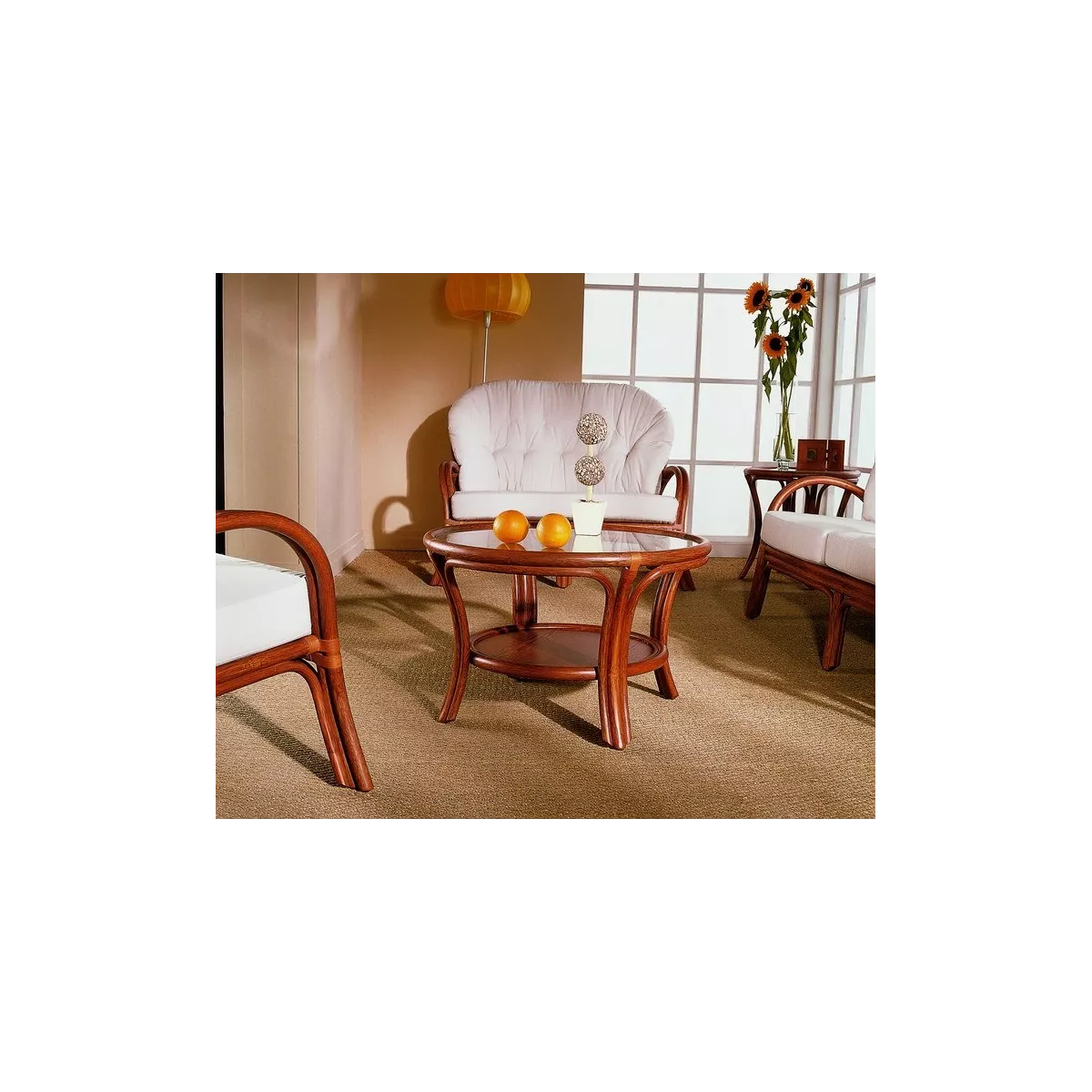 Fauteuil Sydney Merisier
