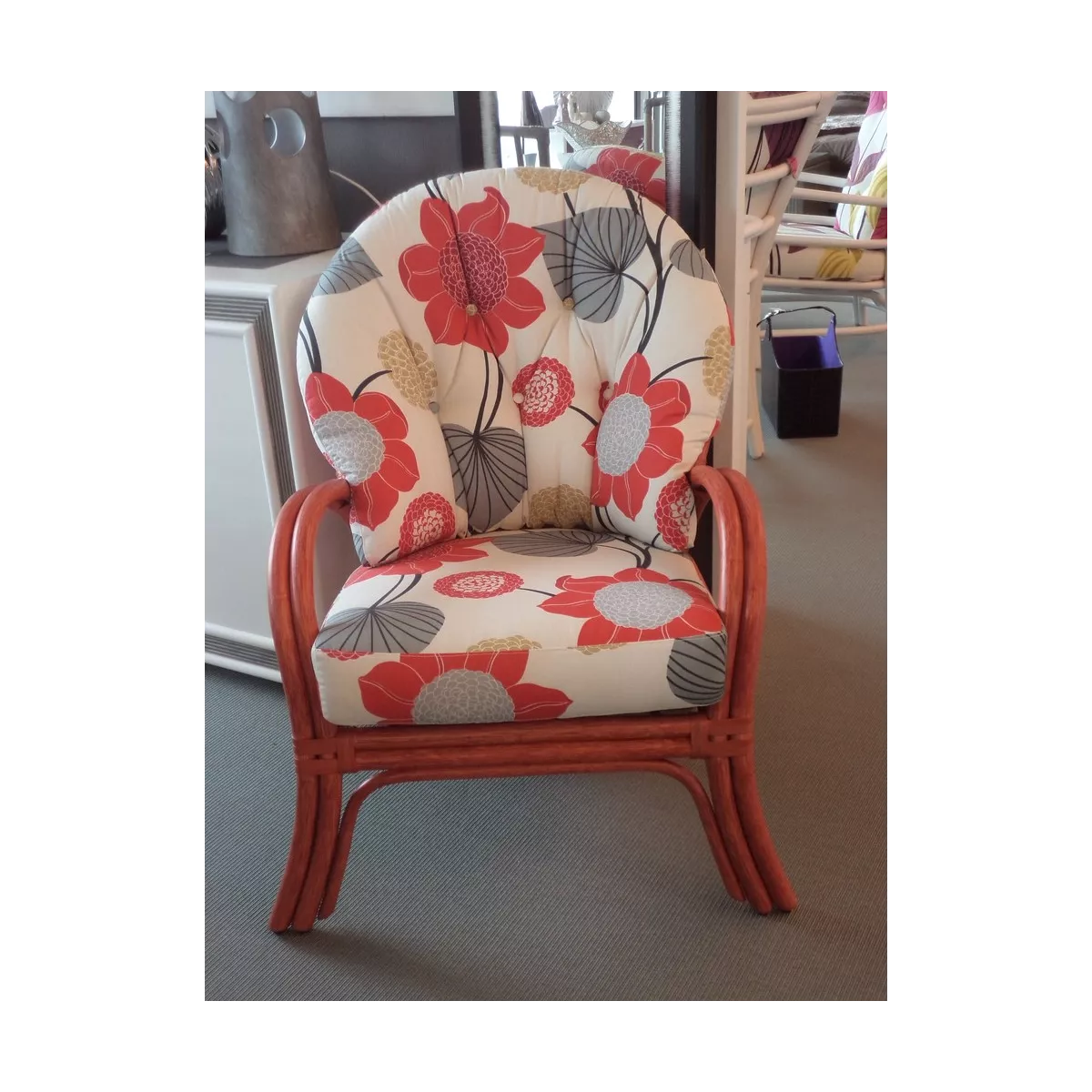 Fauteuil Sydney Rouge