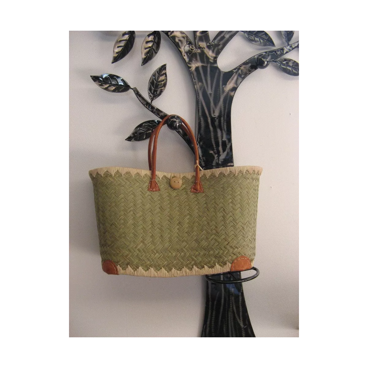 Sac de course Jonc et Raphia
