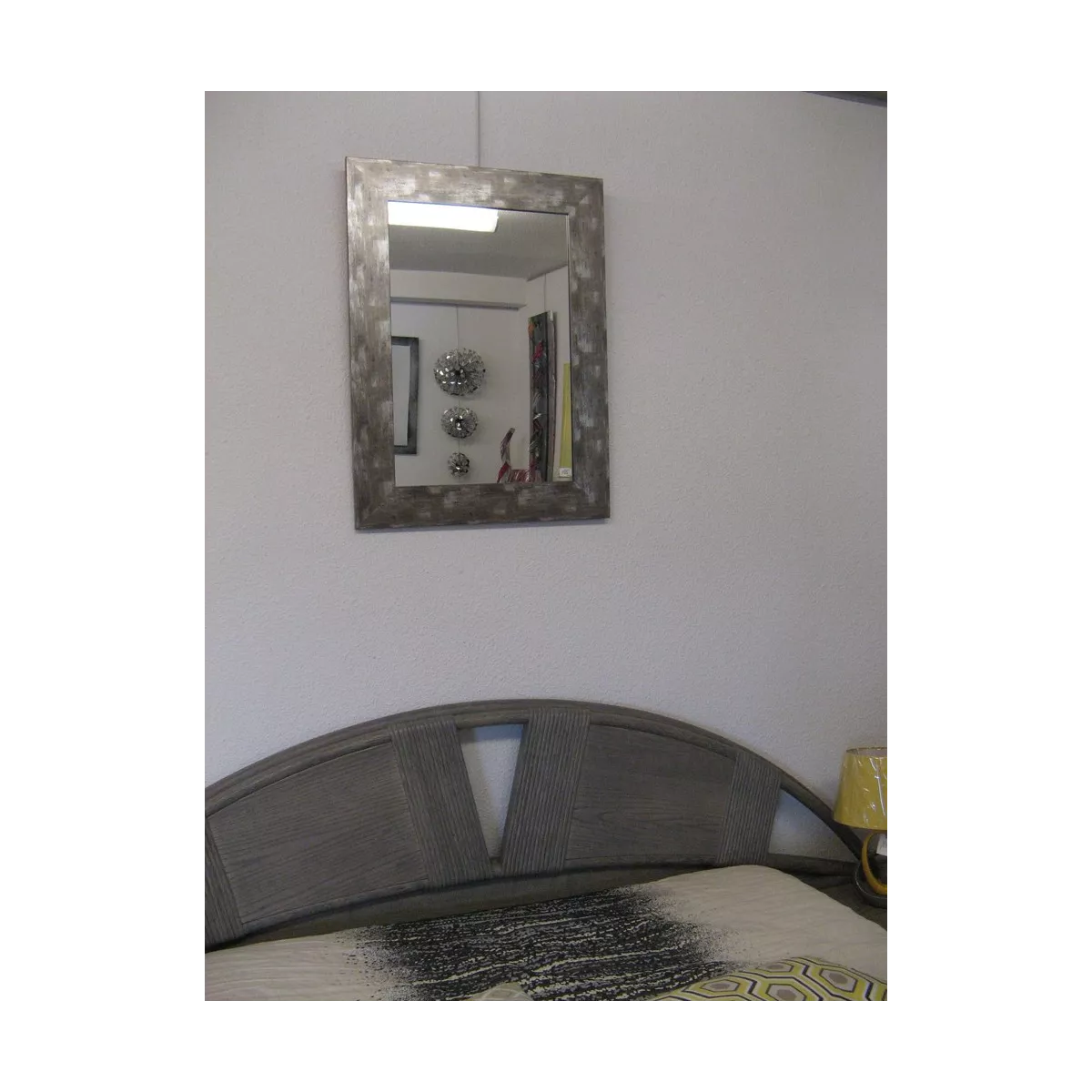 Miroir Acier Marbré 80x60