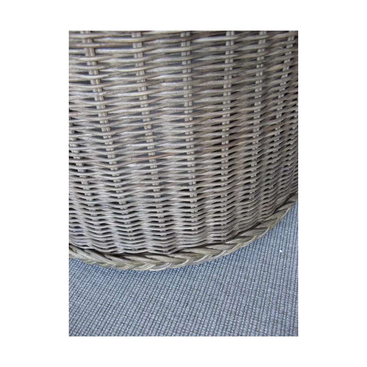 Panière à Linge Ovale Brun Petit Modèle