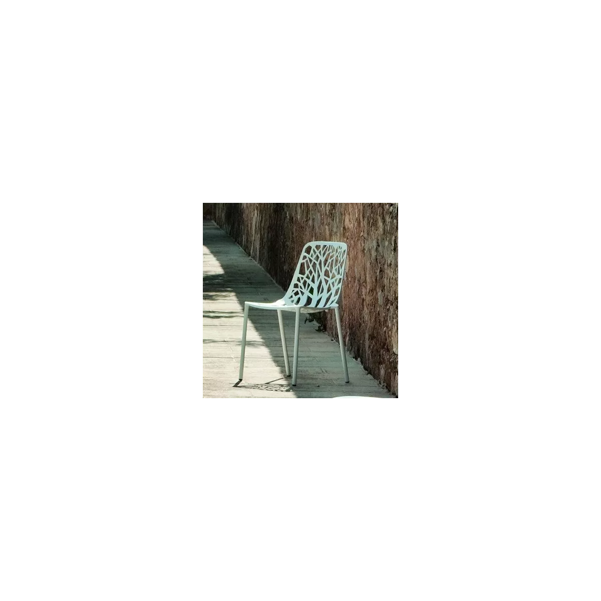 Chaise Aluminium Forest Blanc