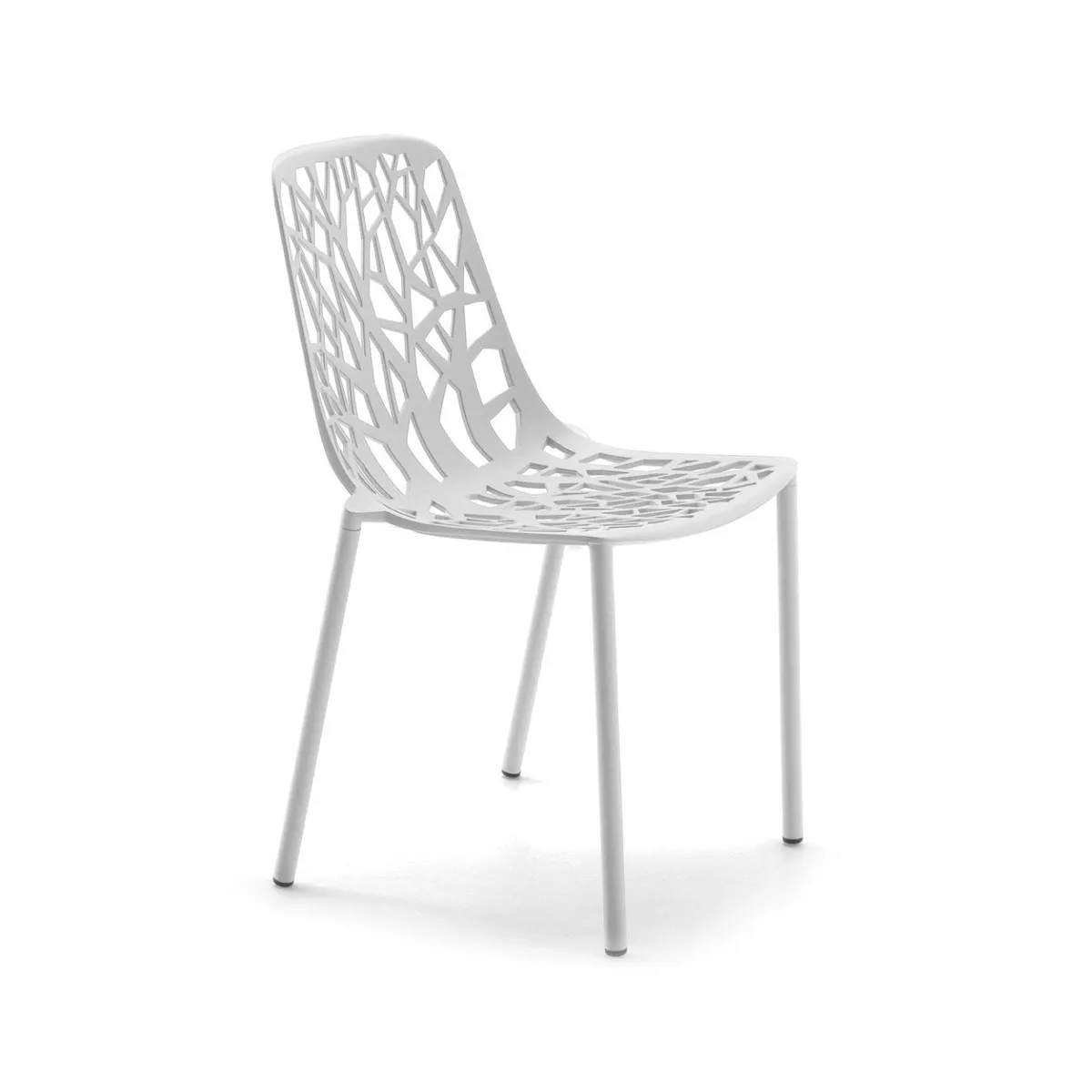 Chaise Aluminium Forest Blanc