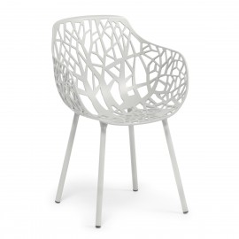 Fauteuil Aluminium Forest Blanc