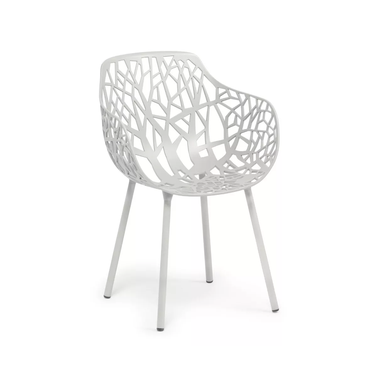 Fauteuil Aluminium Forest Blanc