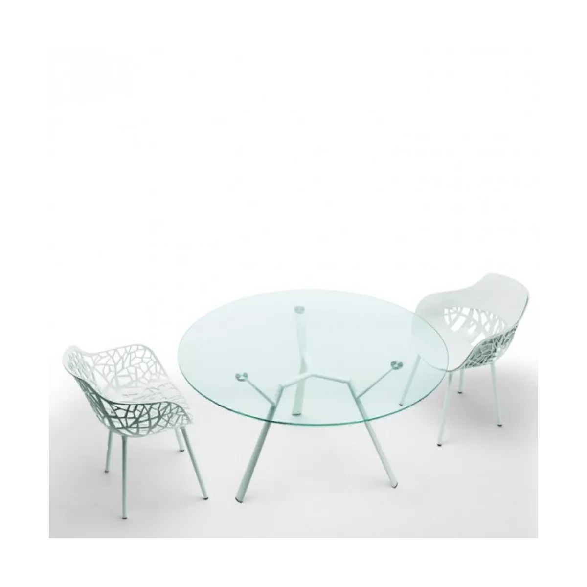 Fauteuil Aluminium Forest Blanc